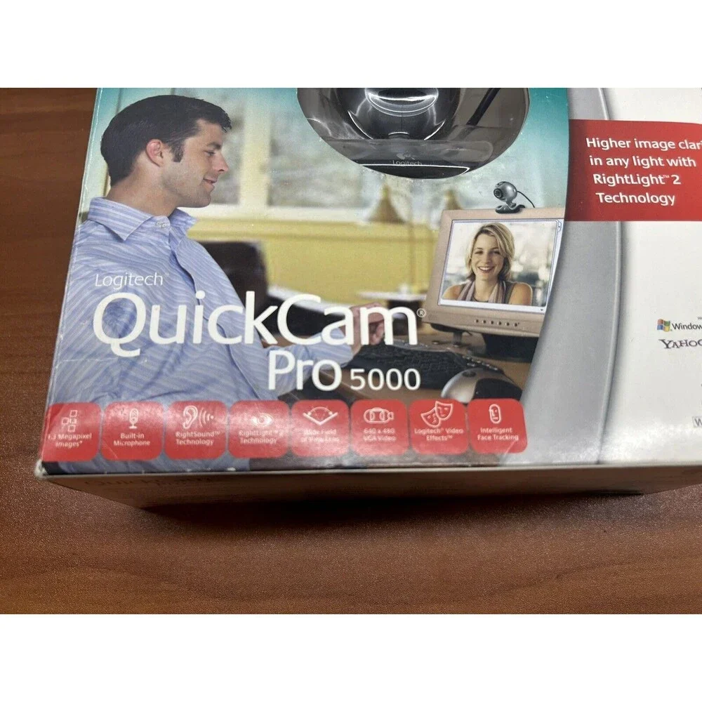 Logitech QuickCam Pro 5000 Webcam Windows 2000, XP OR VISTA